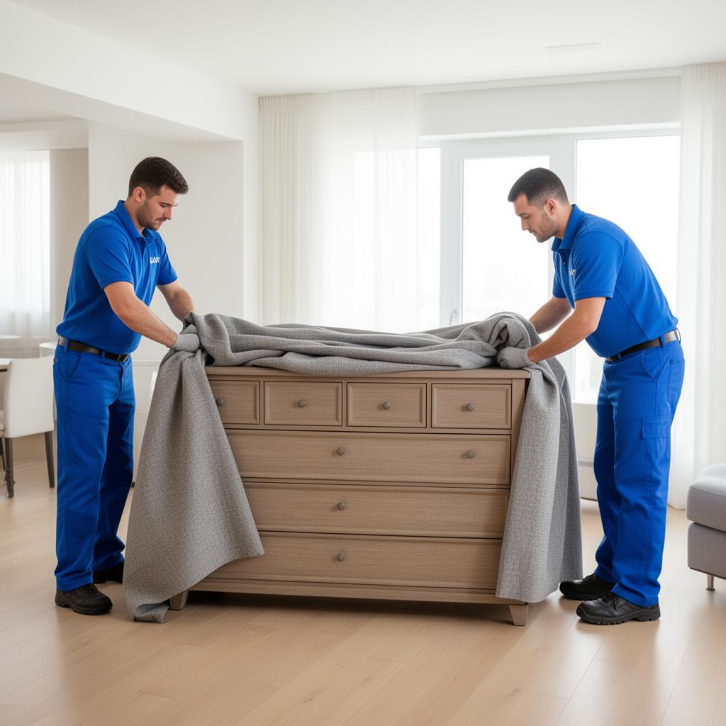 PackPalTeam wrapping furniture
